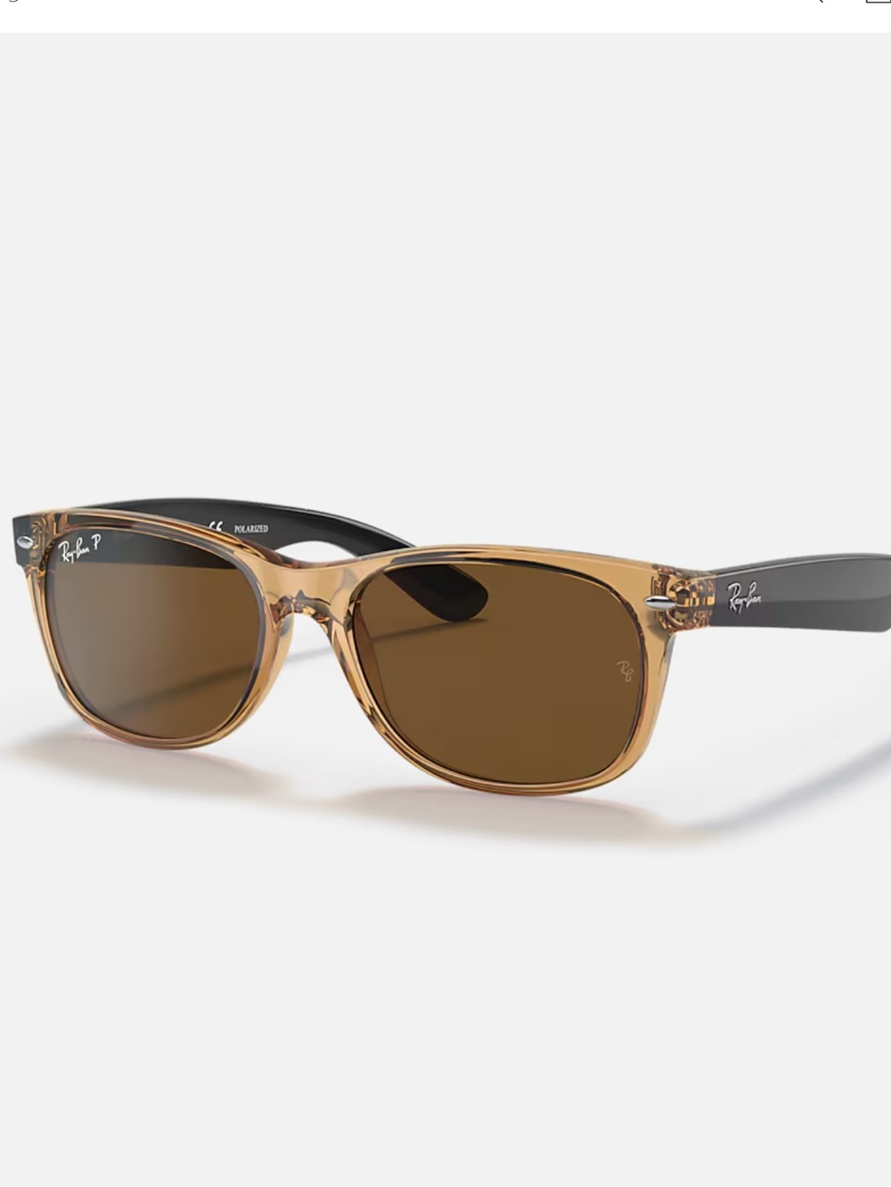Ray-Ban - UNISEX New Wayfarer Bicolor Polarized SUNGLASSES. SIZE OS